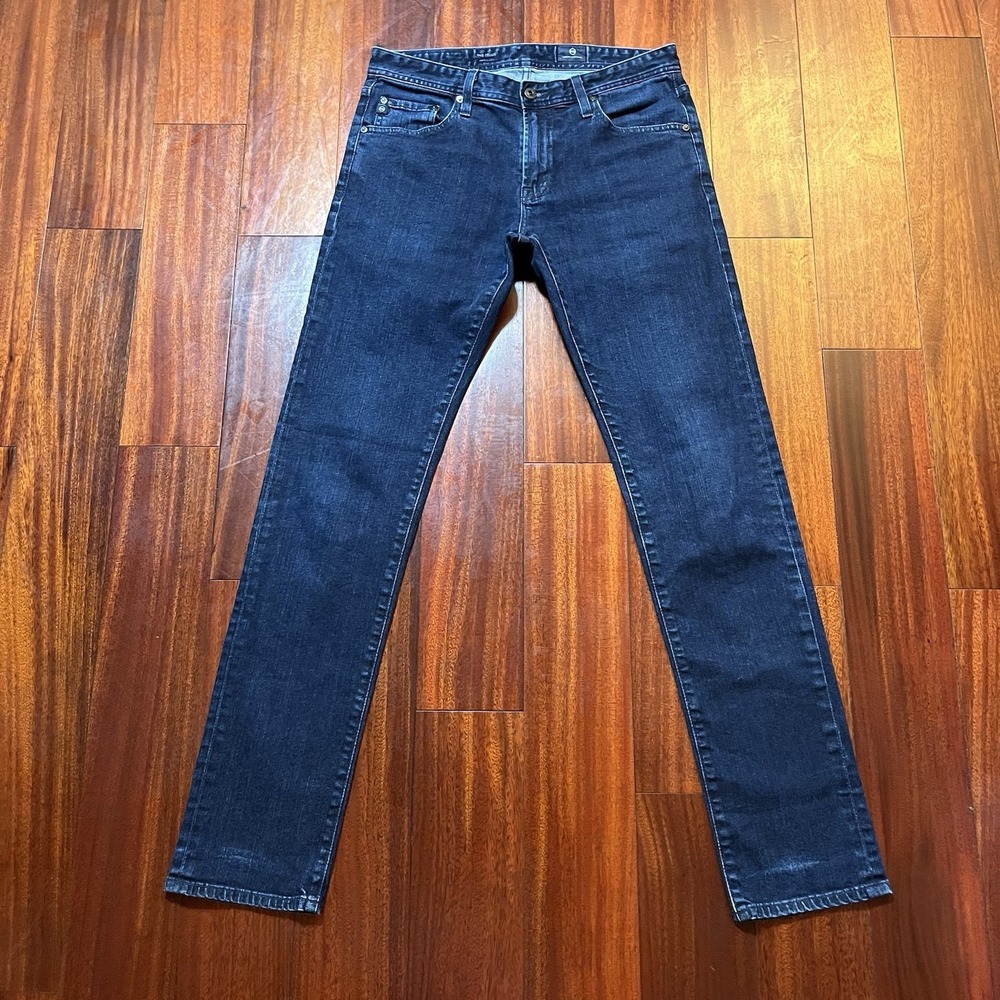 Adriano Goldschmied Jeans Mens 32R 32x34 Blue Dark Wash The Tellis Modern Slim